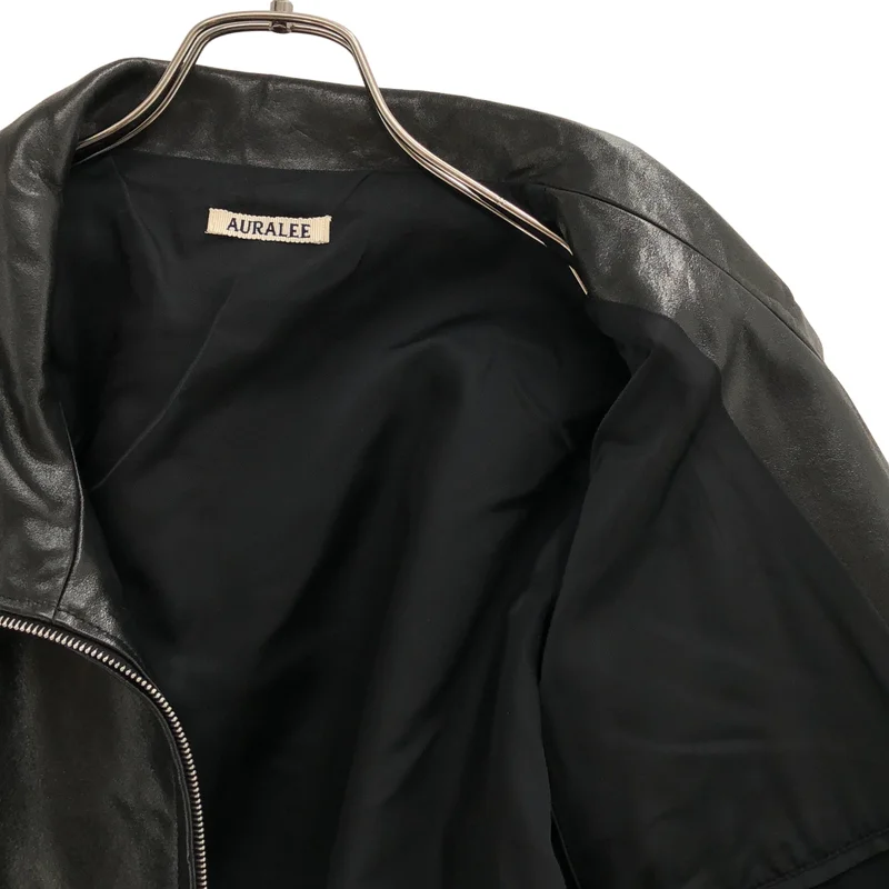 AURALEE / オーラリー | 2025AW | LAMB LEATHER ZIP BLOUSON ジャケット | 4 | メンズ