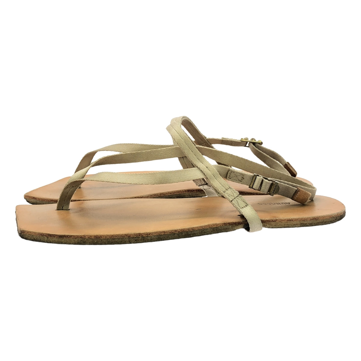 AURALEE / オーラリー | 2023SS | BELTED LEATHER SANDALS MADE BY