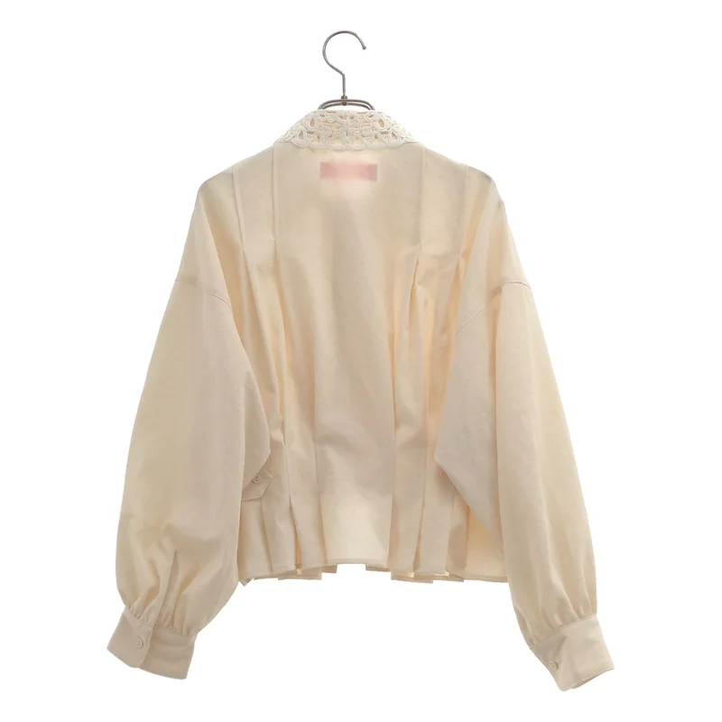 mint designs / ミントデザインズ | LACE COLLAR BLOUSON シャツ | 2 | レディース