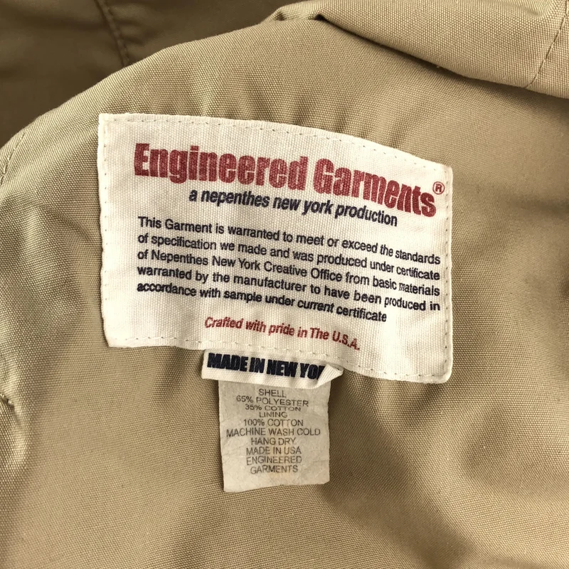 Engineered Garments / エンジニアドガーメンツ | コットン混 2WAY フーデッドトレンチコート | XS | メンズ