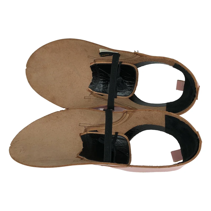 COMME des GARCONS / コムデギャルソン | レザーレースアップ シューカバー GM-K905 |