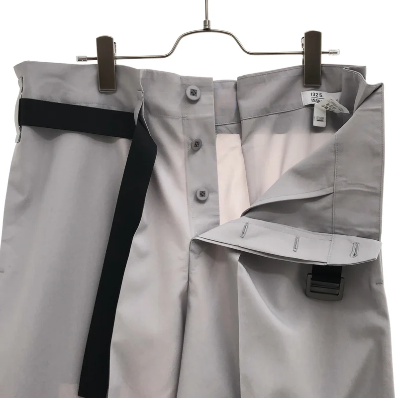 132 5. ISSEY MIYAKE / 1325.イッセイミヤケ | 2025AW | FLAT SQUARE BOTTOMS ベルテッドパンツ | 3 | レディース