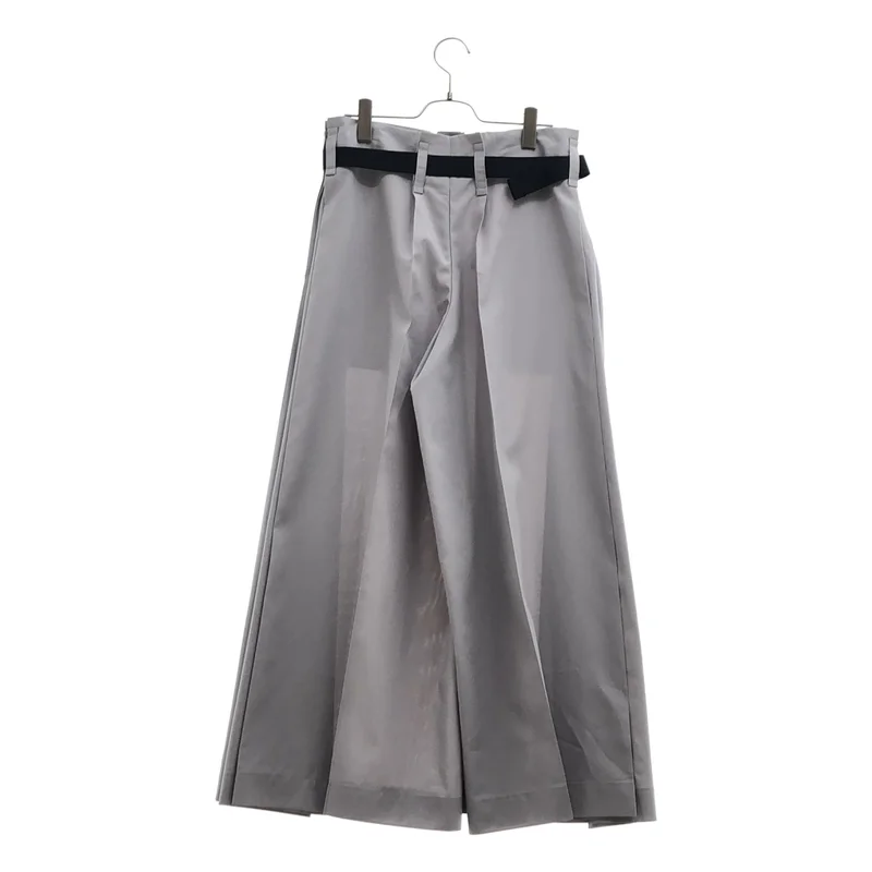132 5. ISSEY MIYAKE / 1325.イッセイミヤケ | 2025AW | FLAT SQUARE BOTTOMS ベルテッドパンツ | 3 | レディース