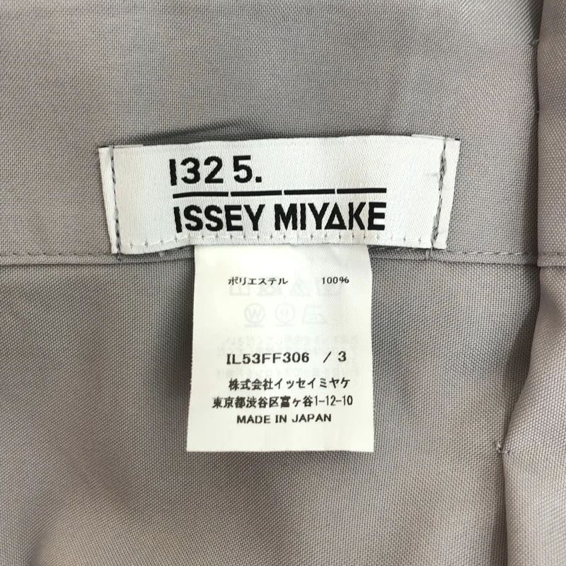 132 5. ISSEY MIYAKE / 1325.イッセイミヤケ | 2025AW | FLAT SQUARE BOTTOMS ベルテッドパンツ | 3 | レディース