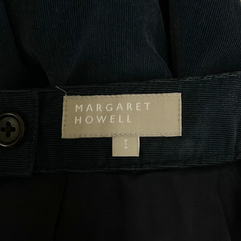 MARGARET HOWELL / マーガレットハウエル | コーデュロイ タック フレアスカート | 1 | レディース