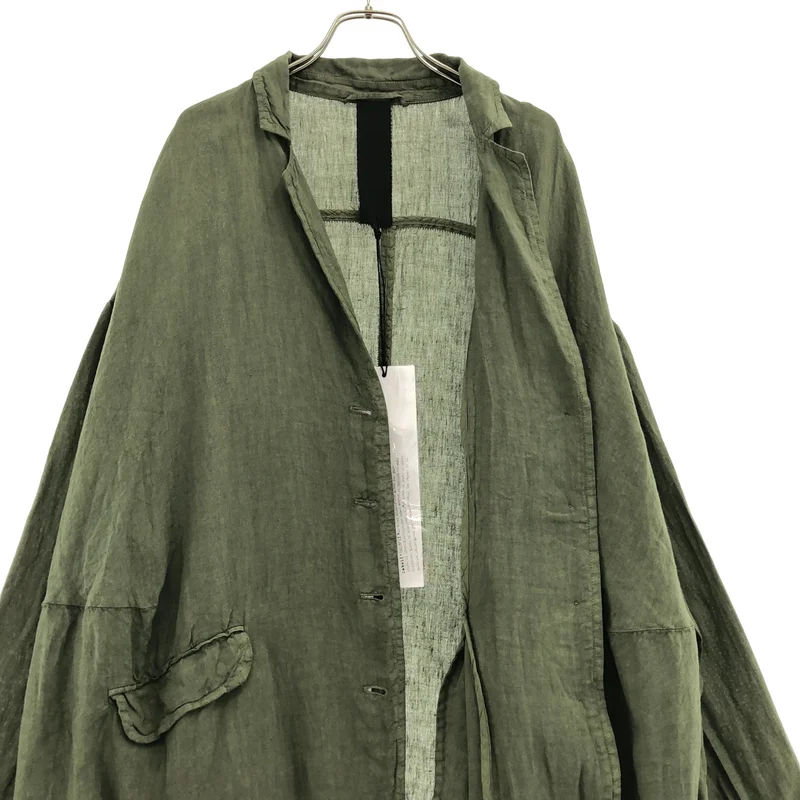 RUNDHOLZ / ランドホルツ | リネン ロングコート 123 354 1212 | S | レディース