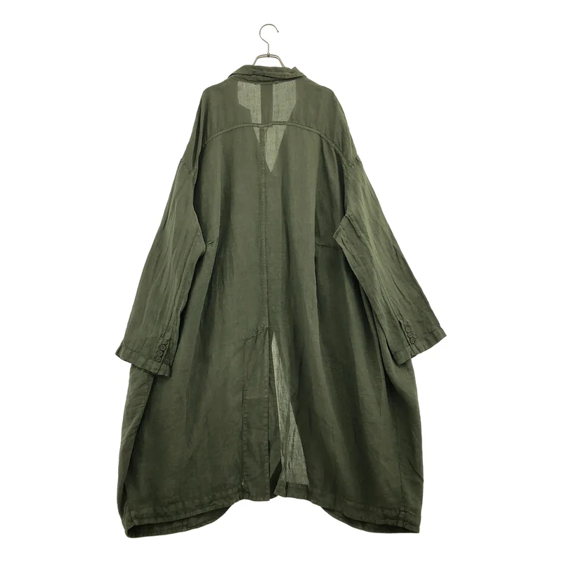 RUNDHOLZ / ランドホルツ | リネン ロングコート 123 354 1212 | S | レディース