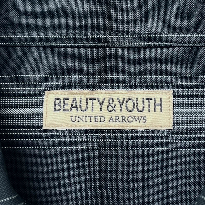 BEAUTY&YOUTH / ビューティーアンドユース | 尾州 オンブレ レギュラーフォルム テーパード シャツ / ウォッシャブル | M | メンズ