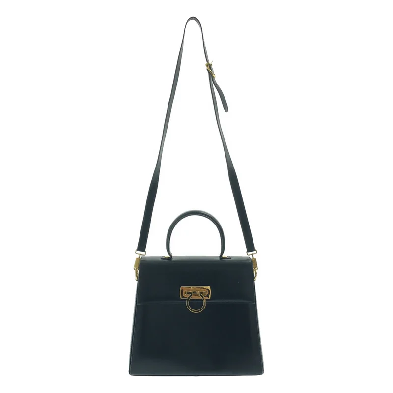 Salvatore Ferragamo / サルヴァトーレフェラガモ | ガンチーニ 2way レザー ハンドバッグ |