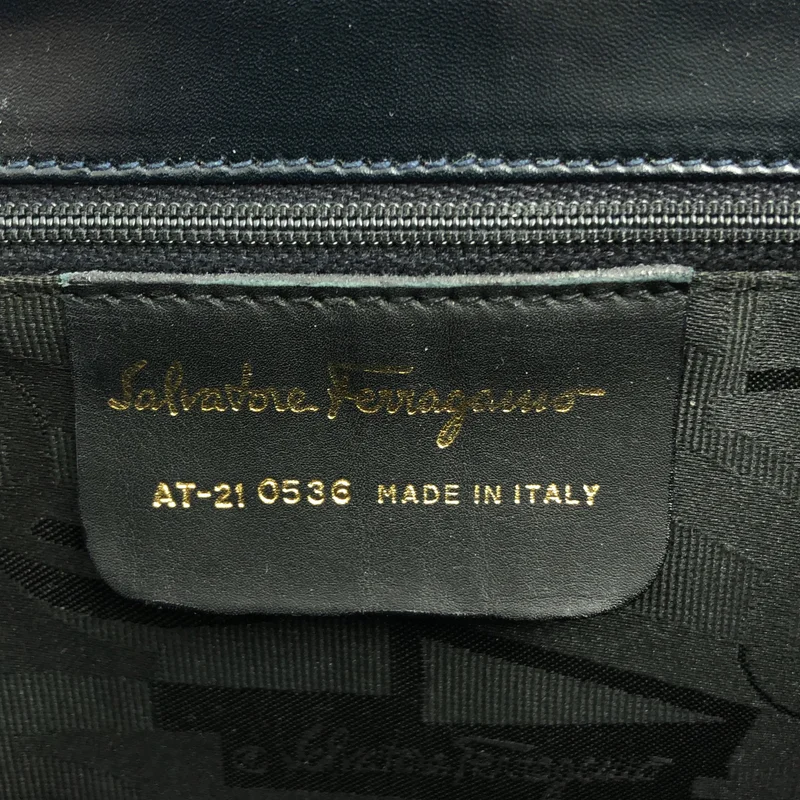 Salvatore Ferragamo / サルヴァトーレフェラガモ | ガンチーニ 2way レザー ハンドバッグ |