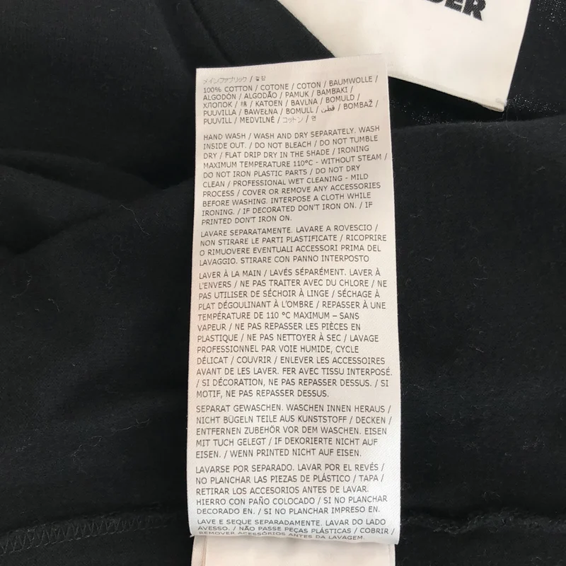 JIL SANDER / ジルサンダー | バックプリント カットソー  J22GC0188 | S | メンズ