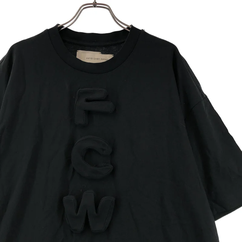 FenG CHen WANG / フェンチェンワン | 2013SS | 3D FCW LOGO T-SHIRT / コットン 立体ロゴ Tシャツ | S | メンズ