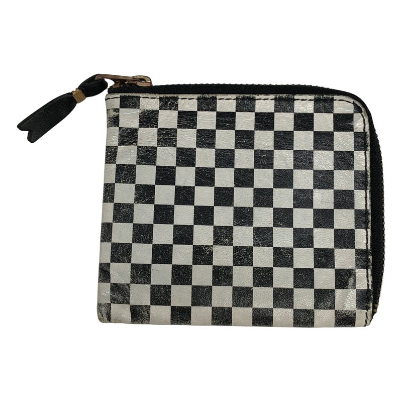 COMME des GARCONS / コムデギャルソン | チェッカーフラッグ L字ジップ ウォレット |