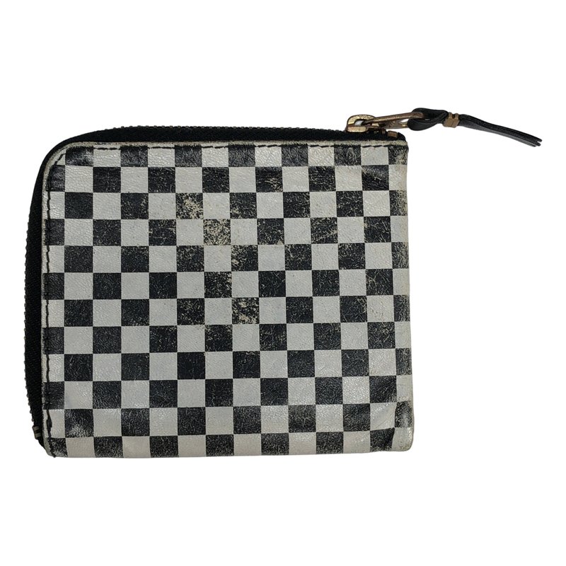 COMME des GARCONS / コムデギャルソン | チェッカーフラッグ L字ジップ ウォレット |