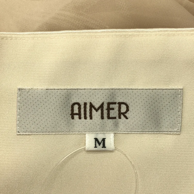 AIMER / エメ | フラワー シアー ドレス ワンピース / 裏地付き | M | レディース