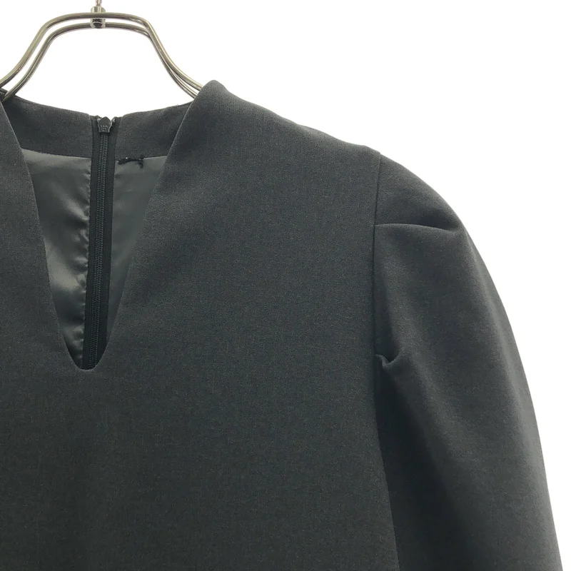 RIM.ARK / リムアーク | JK like power shoulder tops / ジャケットライク プルオーバー シャツ / 総裏地 | F | レディース