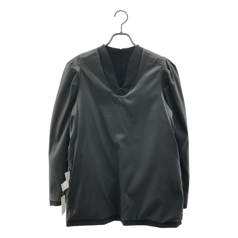 RIM.ARK / リムアーク | JK like power shoulder tops / ジャケットライク プルオーバー シャツ / 総裏地 | F | レディース