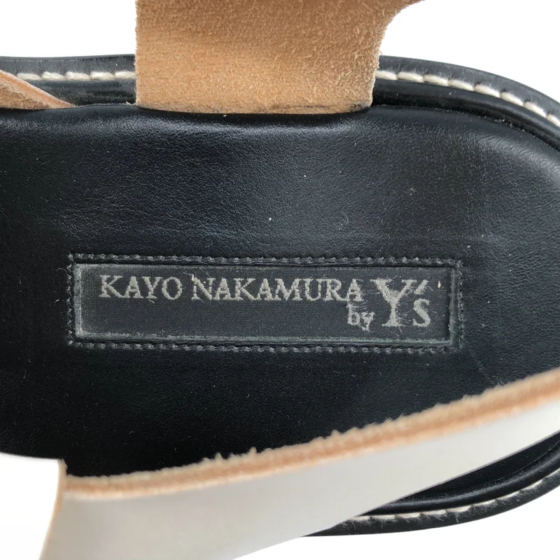 KAYO NAKAMURA by Y's / カヨ ナカムラ バイ ワイズ | レザー ストラップ サンダル |