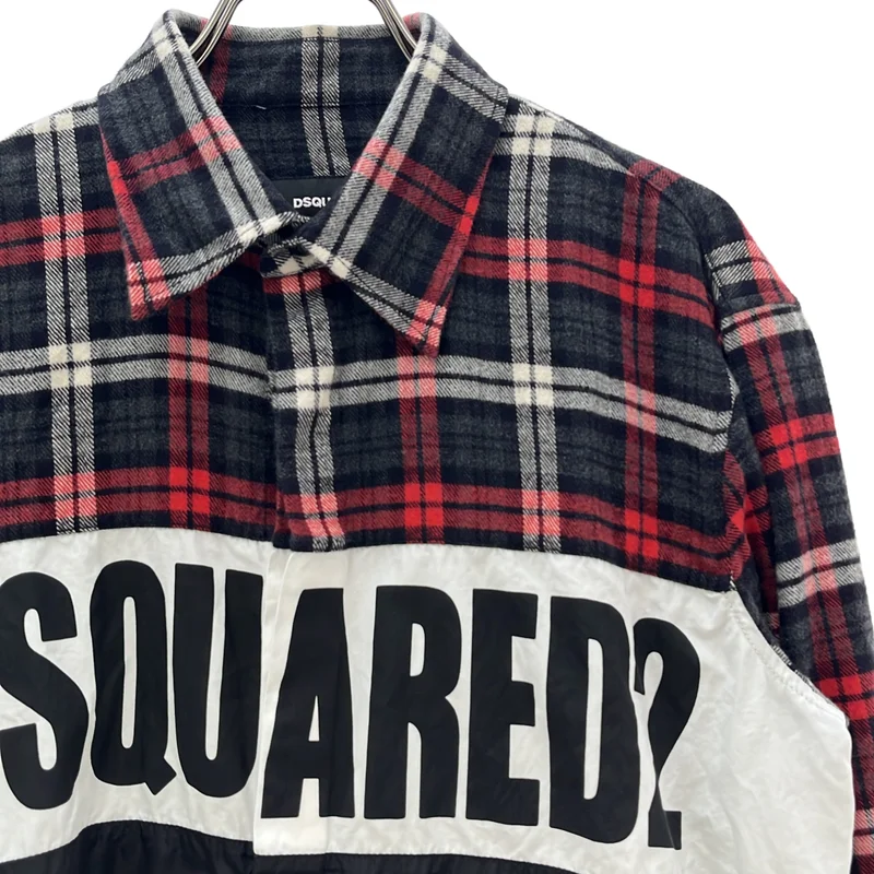 DSQUARED2 / DSQUARED | Mixed Material Switch Logo Print Check