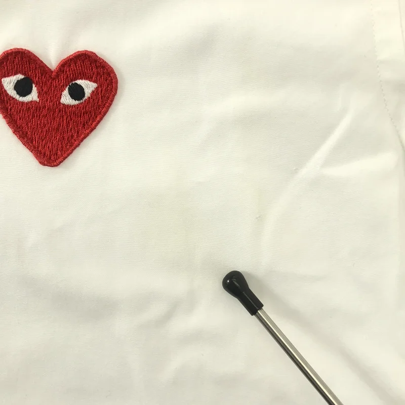 PLAY COMME des GARCONS / プレイコムデギャルソン | ハートワッペン スタンダードシャツ | S | メンズ