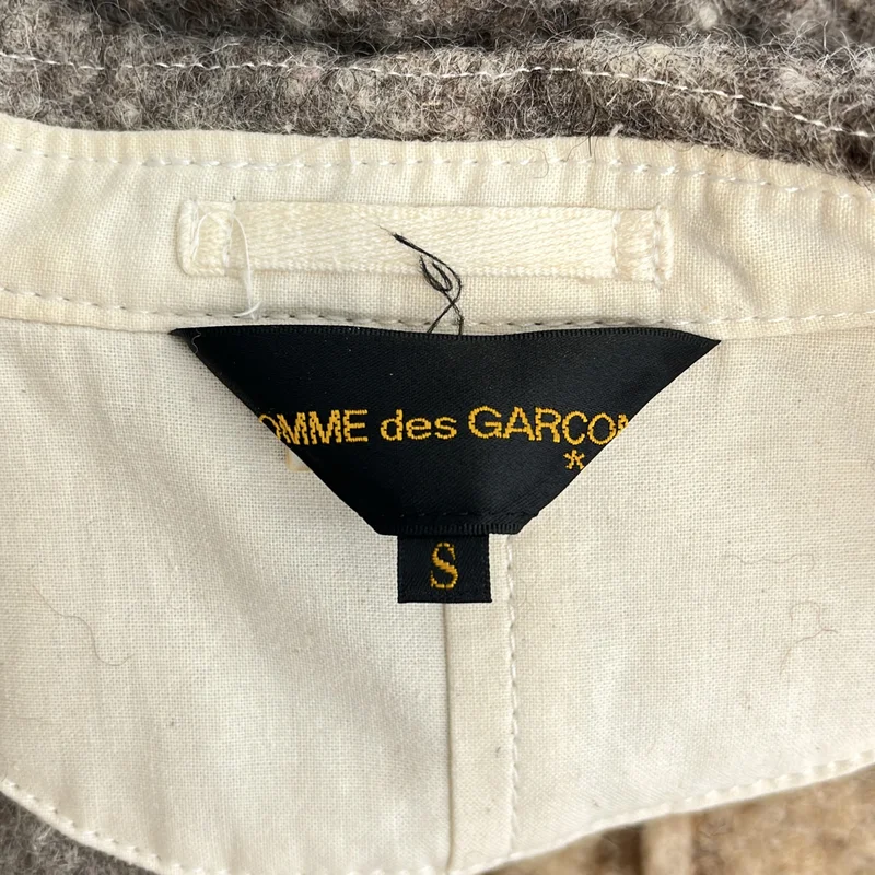 COMME des GARCONS / コムデギャルソン | 2017AW | ウール 縮絨 ロングジャケット コート | S | レディース