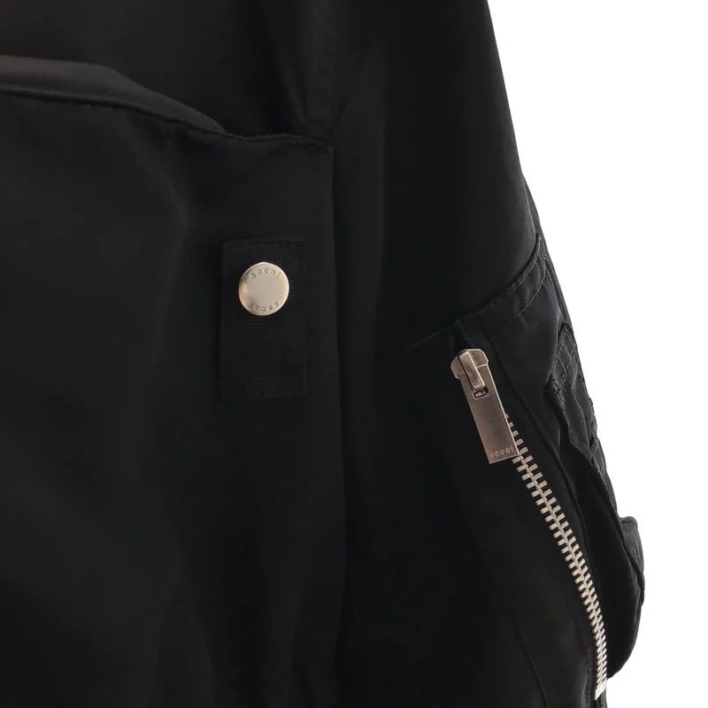sacai / サカイ | NYLON TWILl BLOUSON MA‐1 ナイロン ツイル ブルゾン ジャケット | 3 | レディース
