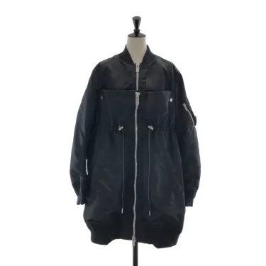 sacai / サカイ | バックプリーツ ドッキング ジャケット | 1