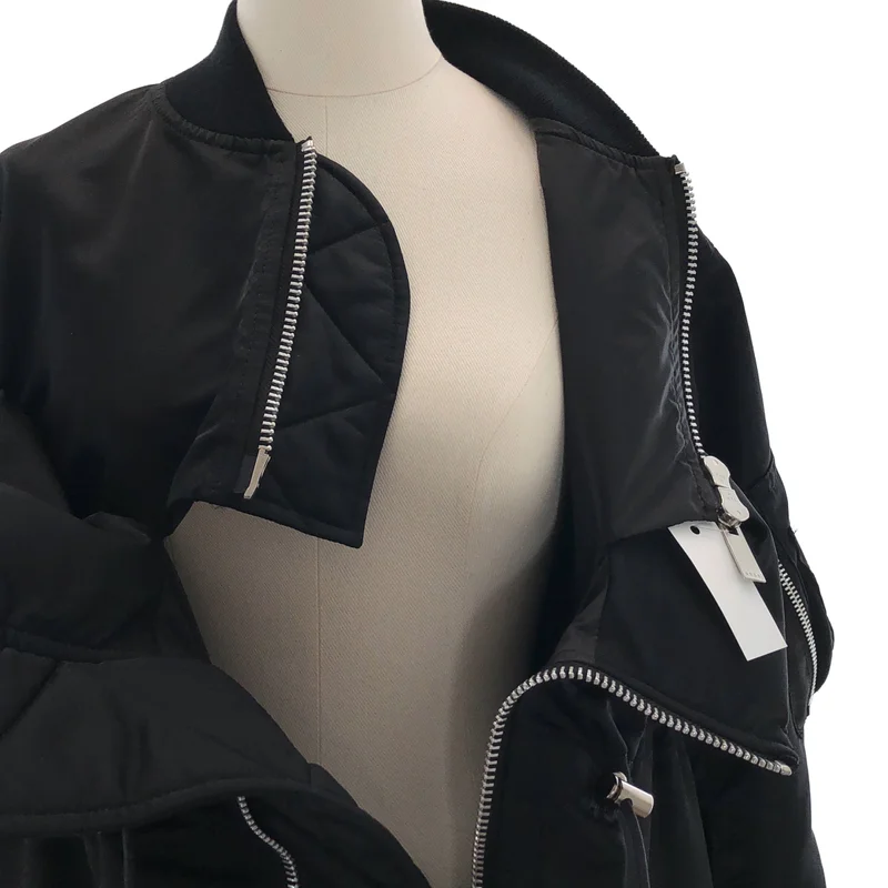 sacai / サカイ | NYLON TWILl BLOUSON MA‐1 ナイロン ツイル ブルゾン ジャケット | 3 | レディース
