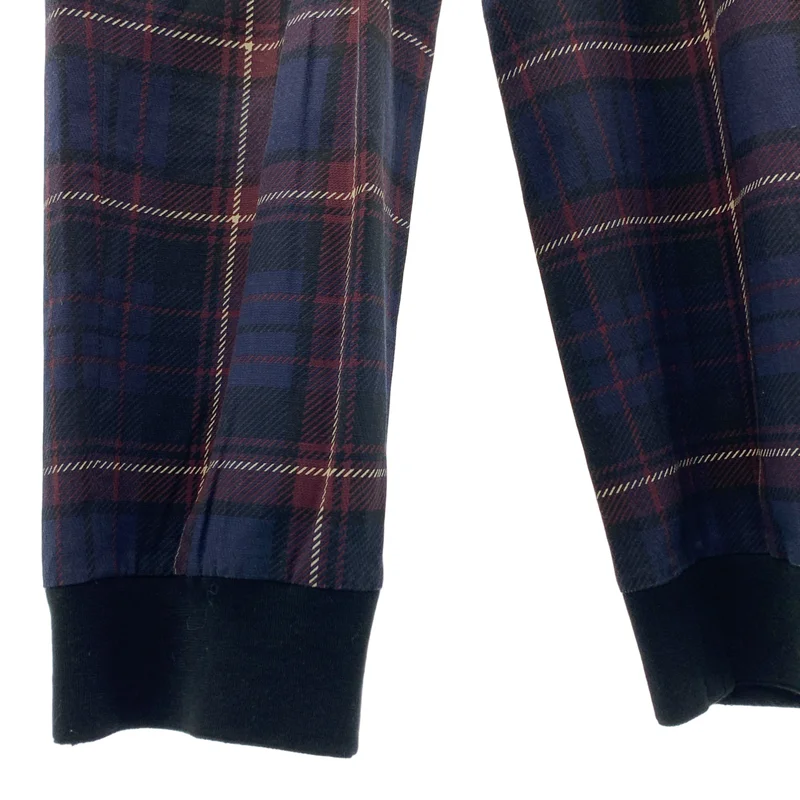 DRIES VAN NOTEN / ドリスヴァンノッテン | コットン リネン チェック 2タック パンツ | 36 | レディース
