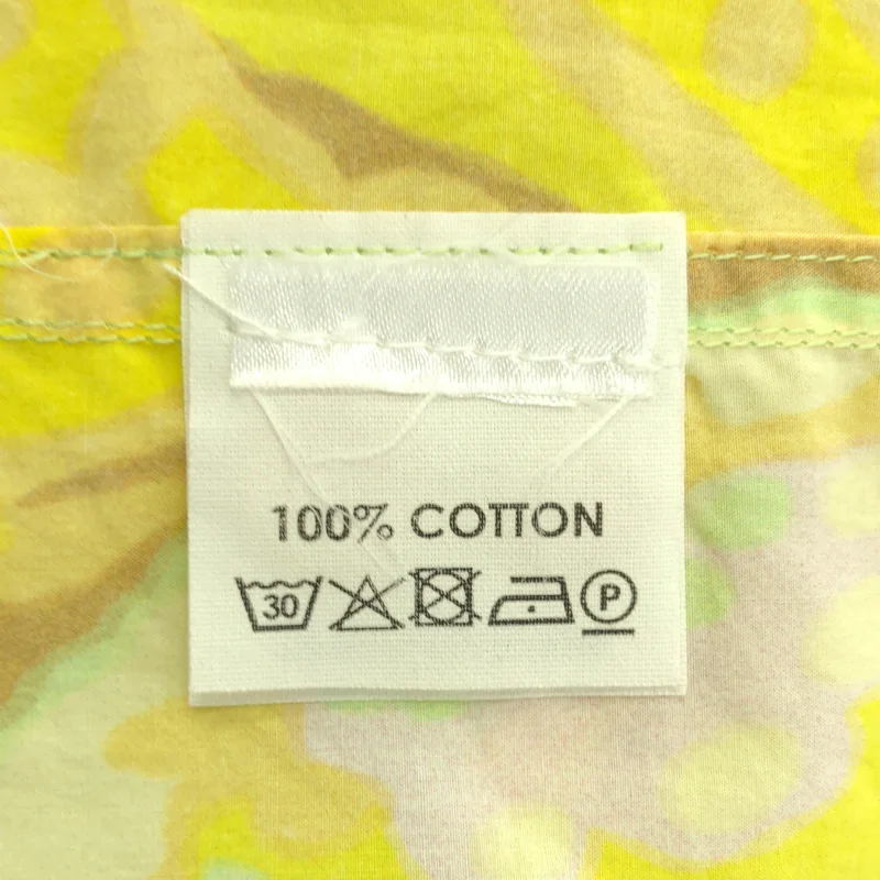 DRIES VAN NOTEN / ドリスヴァンノッテン | コットン 総柄 ロング ボタンダウン シャツワンピース | S | レディース
