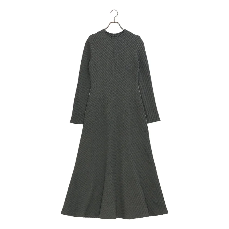Mame Kurogouchi / マメクロゴウチ | 2024AW | Shirring Jersey Jacquard Dress ワンピース MM24FW-JS046 | 2 | レディース