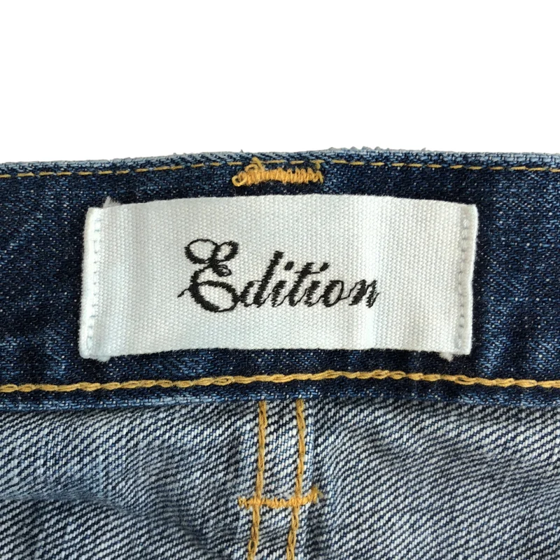 Edition / エディション | ウォッシュガーメント 5ポケットデニムパンツ | S | レディース