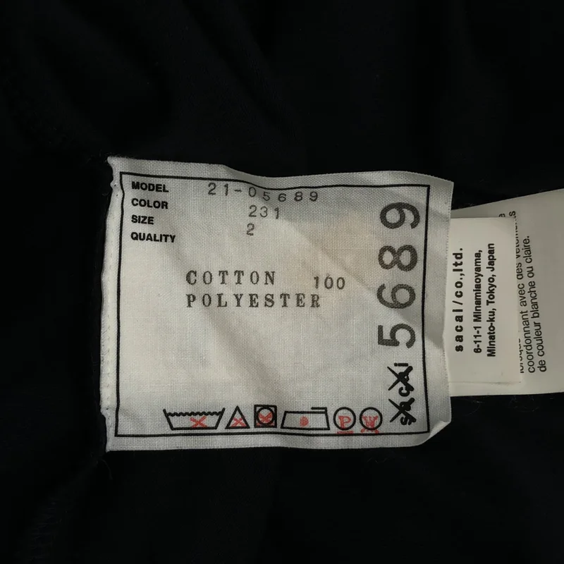 sacai / サカイ | 2021SS | × KAWS / プリーツ切り替え ワンピース | 2 | レディース