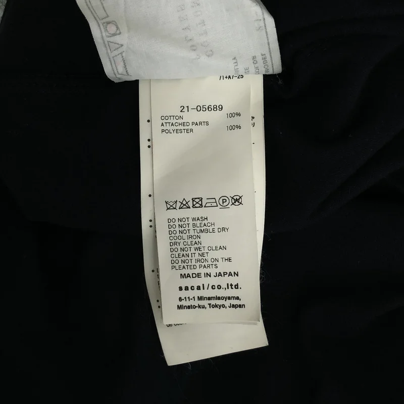 sacai / サカイ | 2021SS | × KAWS / プリーツ切り替え ワンピース | 2 | レディース