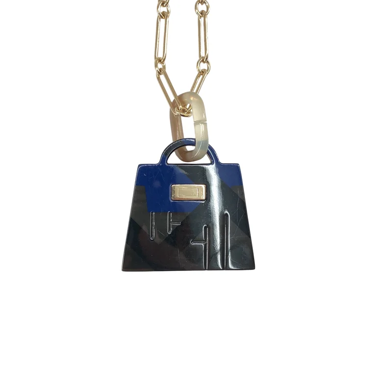 HERMES / エルメス | アミュレット ケリー GM バッファローホーン ネックレス |