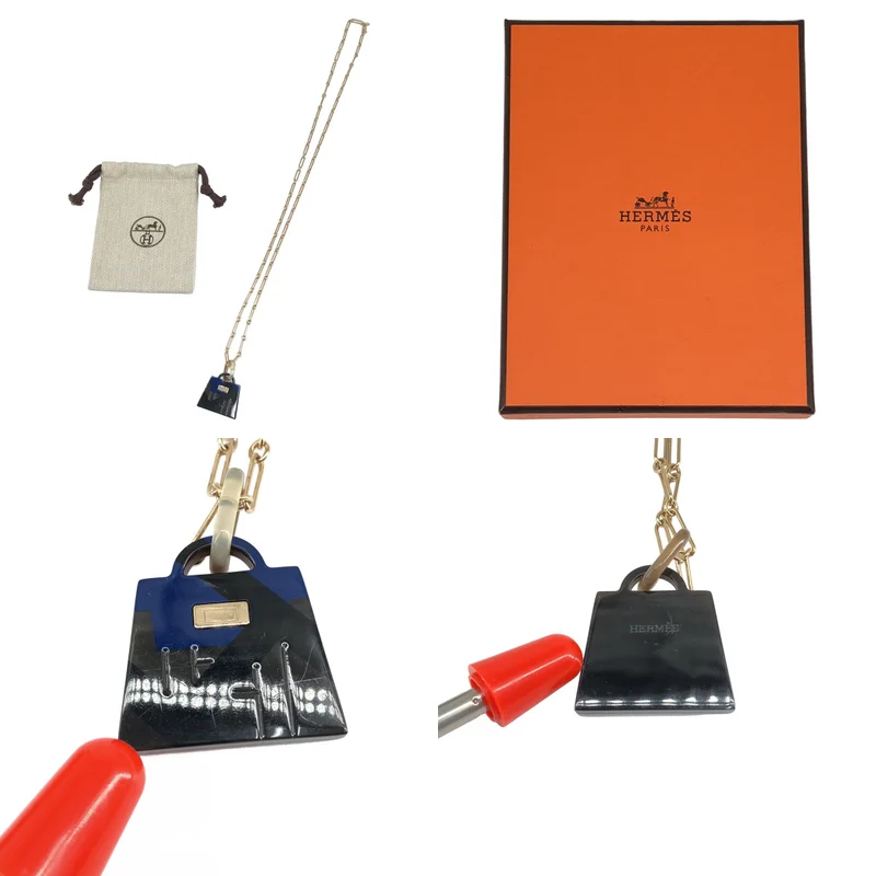 HERMES / エルメス | アミュレット ケリー GM バッファローホーン ネックレス |