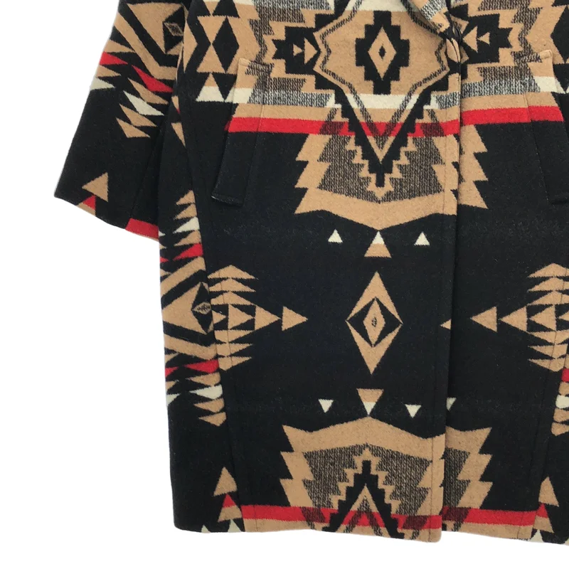 PENDLETON / ペンドルトン | Framework / 別注 ウール ネイティブ柄 オーバーコート |