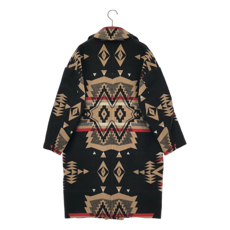 PENDLETON / ペンドルトン | Framework / 別注 ウール ネイティブ柄 オーバーコート |