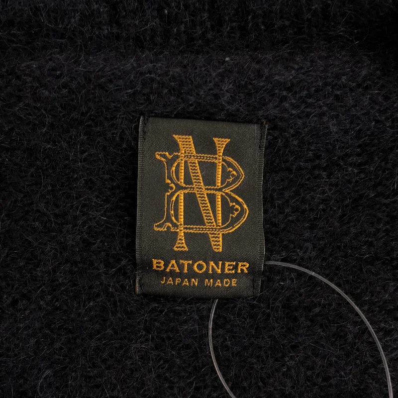 BATONER / バトナー | ピュアモヘア クルーネックニット | 3 | メンズ