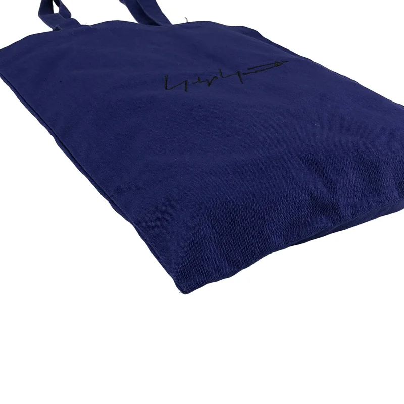 YOHJI YAMAMOTO / ヨウジヤマモト | シグネチャー ロゴ キャンバス トートバッグ / ユニセックス / 非売品 |