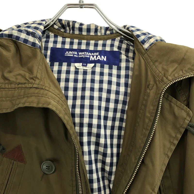 JUNYAWATANABE COMMEdesGARCONS MAN / ジュンヤワタナベマン | 2011SS | コットン フーデッドミリタリーコート | XS | メンズ