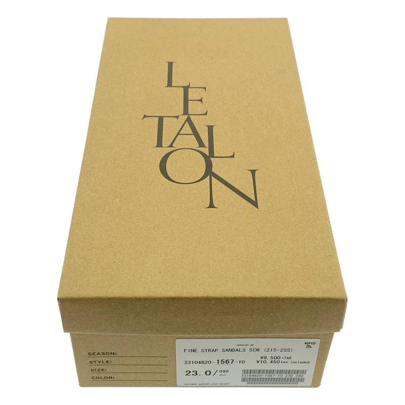 Le Talon / ルタロン | パテントレザー メタリック ストラップ ヒール パンプス | 23.0 | レディース
