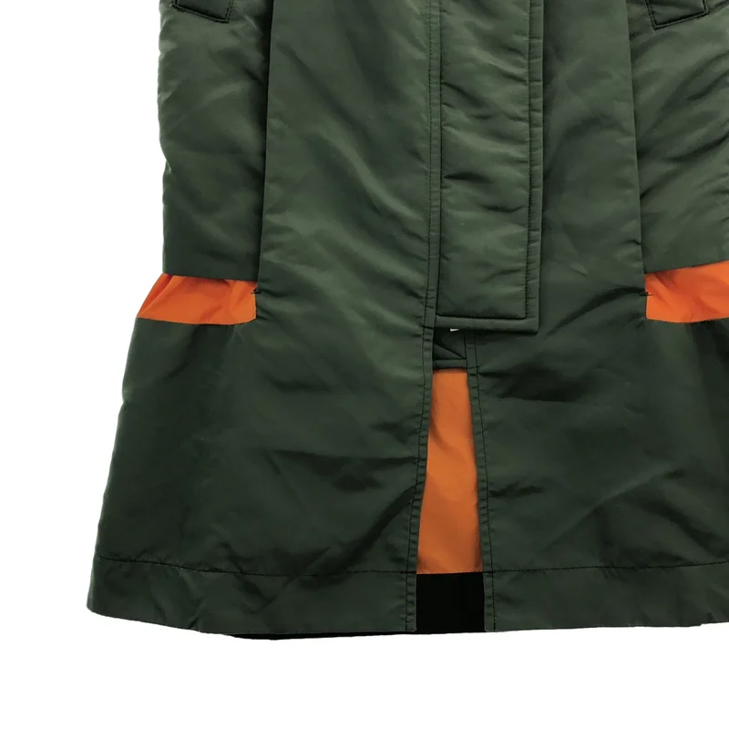 sacai / サカイ | ナイロン ツイル ミックス スカート 22-06195 | 3 | レディース