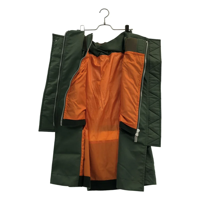 sacai / サカイ | ナイロン ツイル ミックス スカート 22-06195 | 3 | レディース