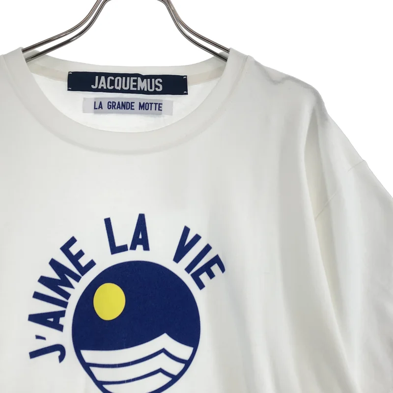 JACQUEMUS / ジャックムス | グラフィックプリント ワイドTシャツ | XS | レディース