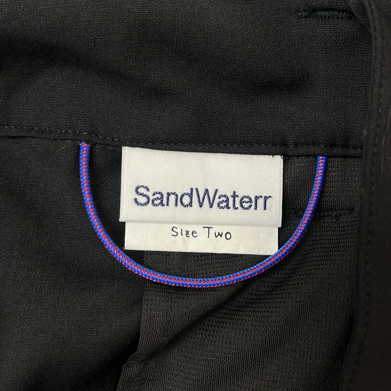 SandWaterr / サンドウォーター | 2025SS | ウール タック ワイドハーフパンツ | 2 | メンズ