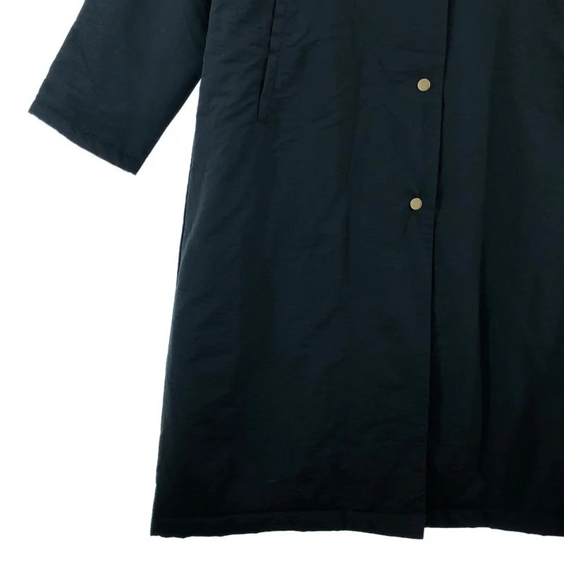 mumokuteki / ムモクテキ | 中綿入り ロングノーカラーコート |