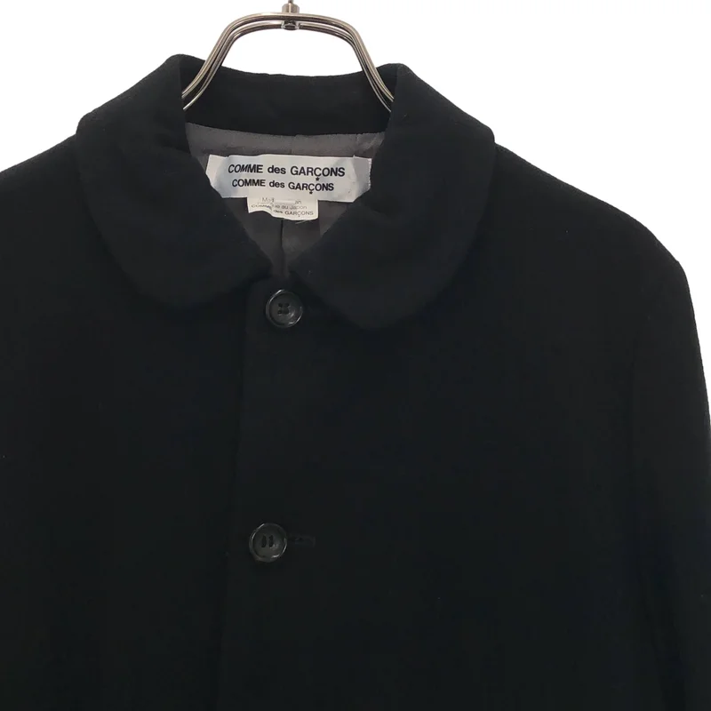 COMME des GARCONS COMME des GARCONS / コムコム | 2008AW | ウール ブリーチ加工 ラウンドカラージャケット | M | レディース
