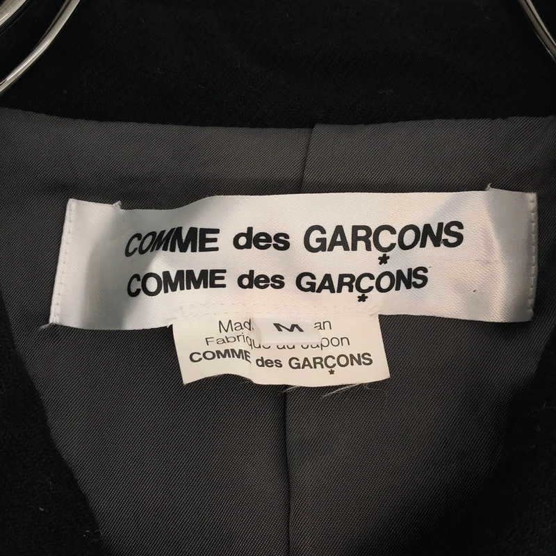 COMME des GARCONS COMME des GARCONS / コムコム | 2008AW | ウール ブリーチ加工 ラウンドカラージャケット | M | レディース
