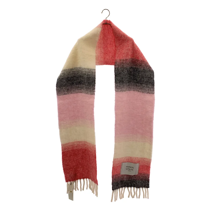 MAISON KITSUNE / メゾンキツネ | GRADIENT FRINGED SCARF マフラー |